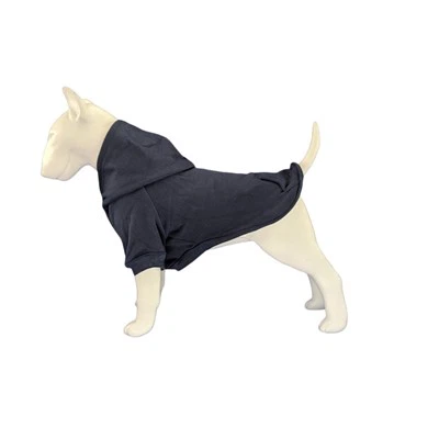 Mornarsko modra pasja majica s kapuco