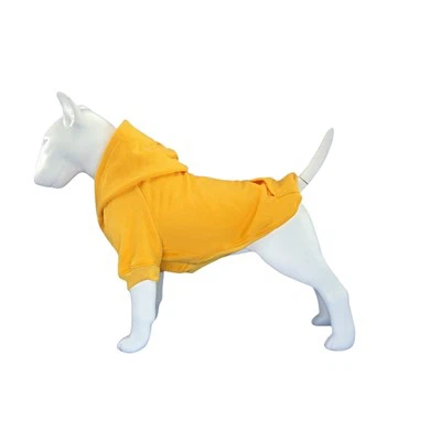 Rumena majica s kapuco za psa